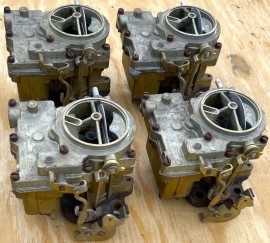4-Deuce Man-A-Fre NOS Rochester 2G Carburetors